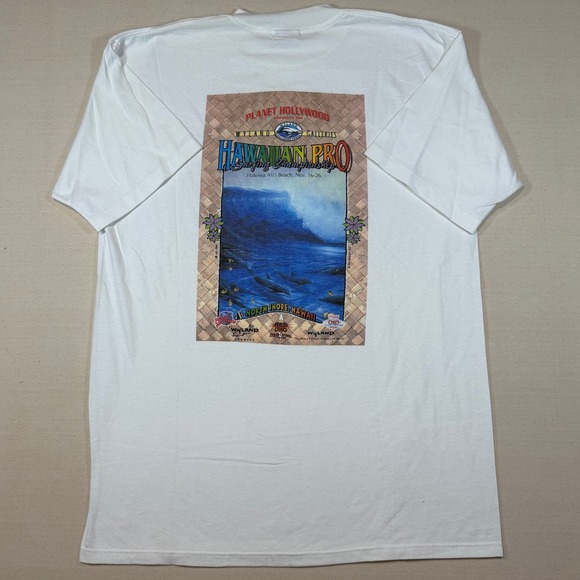 planet hollywood Other - Vintage Planet Hollywood Hawaiian Pro Surfing Championship T-Shirt XL White USA